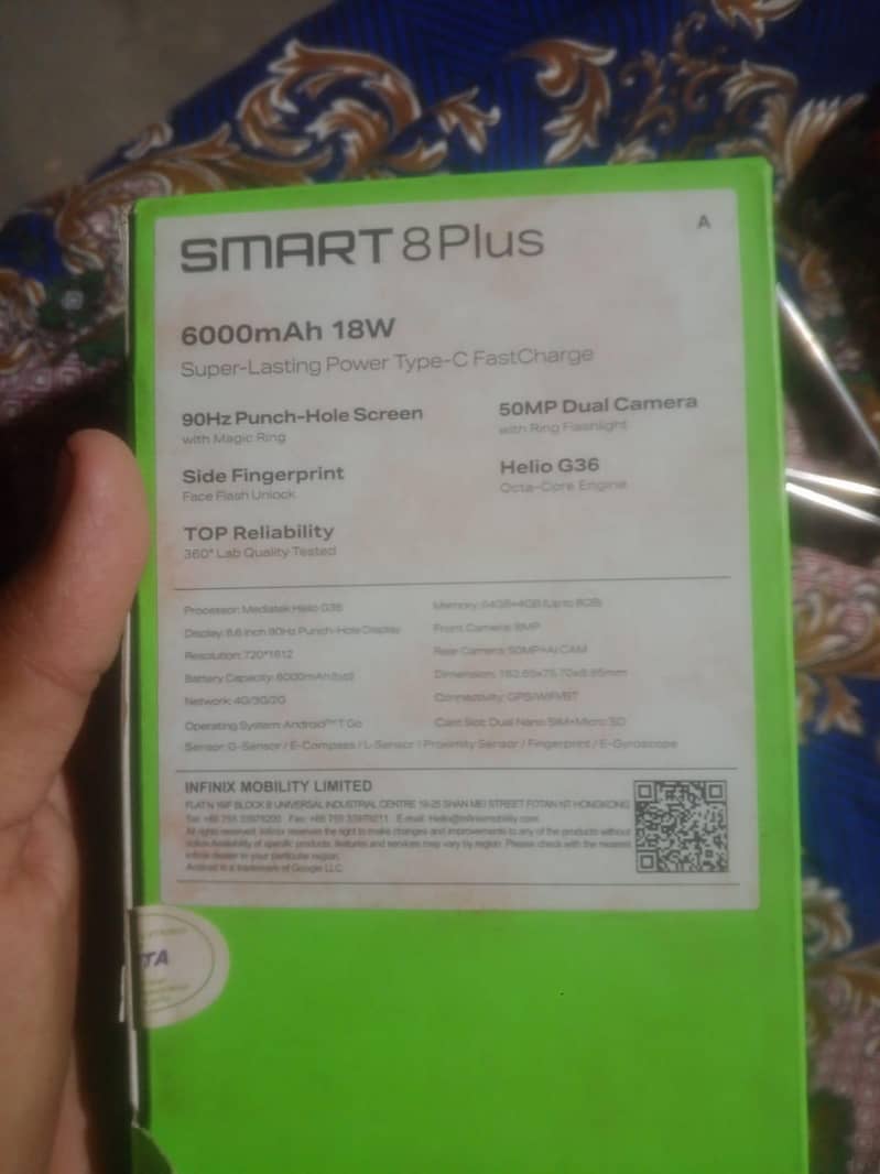 infinx smart 8 plus 17