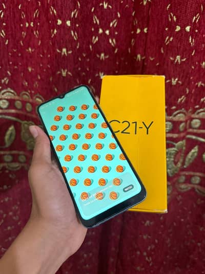 Realme C21 Y 4/64 with box  PTA approved