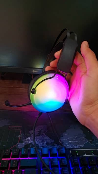 RGB Gaming Headphones with Mic | Heavy Bass | Best For Gaming