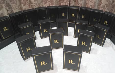 Empty Boxes of Perfume Packing