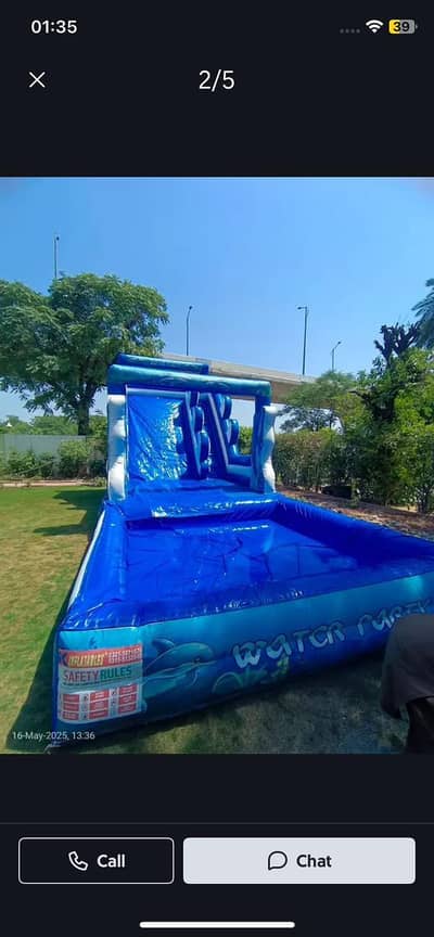 water jumping slide rentals