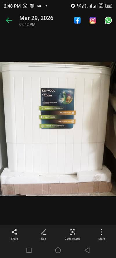 Kenwood Washing machine ( Just as New Condition)