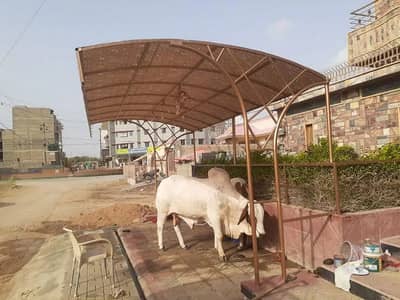 Fiberglass shades | fiber shade | Car parking shade | Canopy Shade