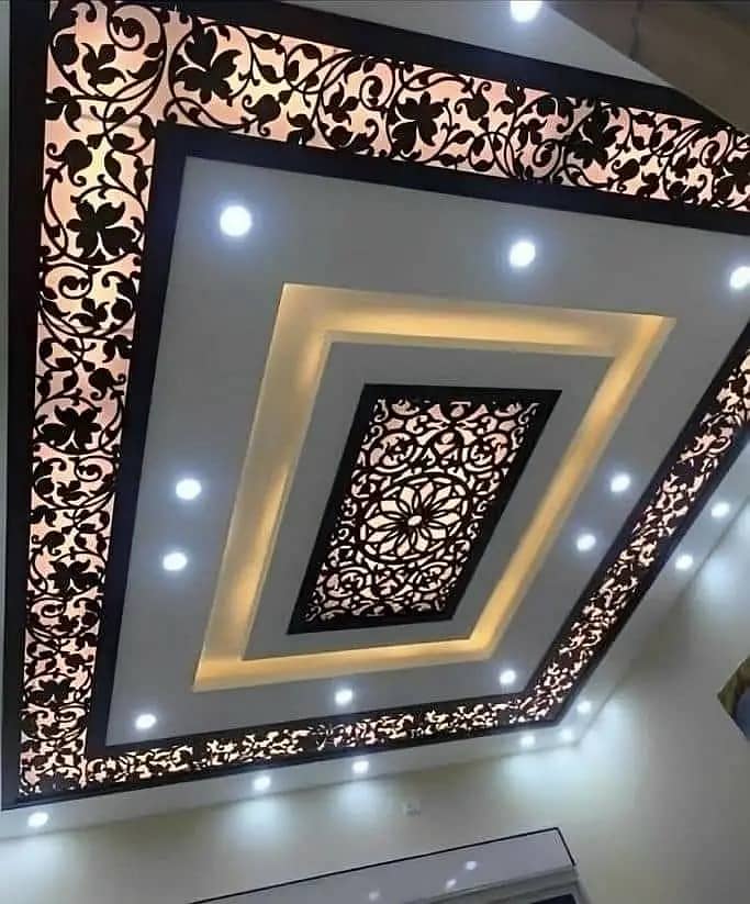 Plastic Paris Ceiling / False Ceiling / pop Ceiling / dumpa Ceiling 5