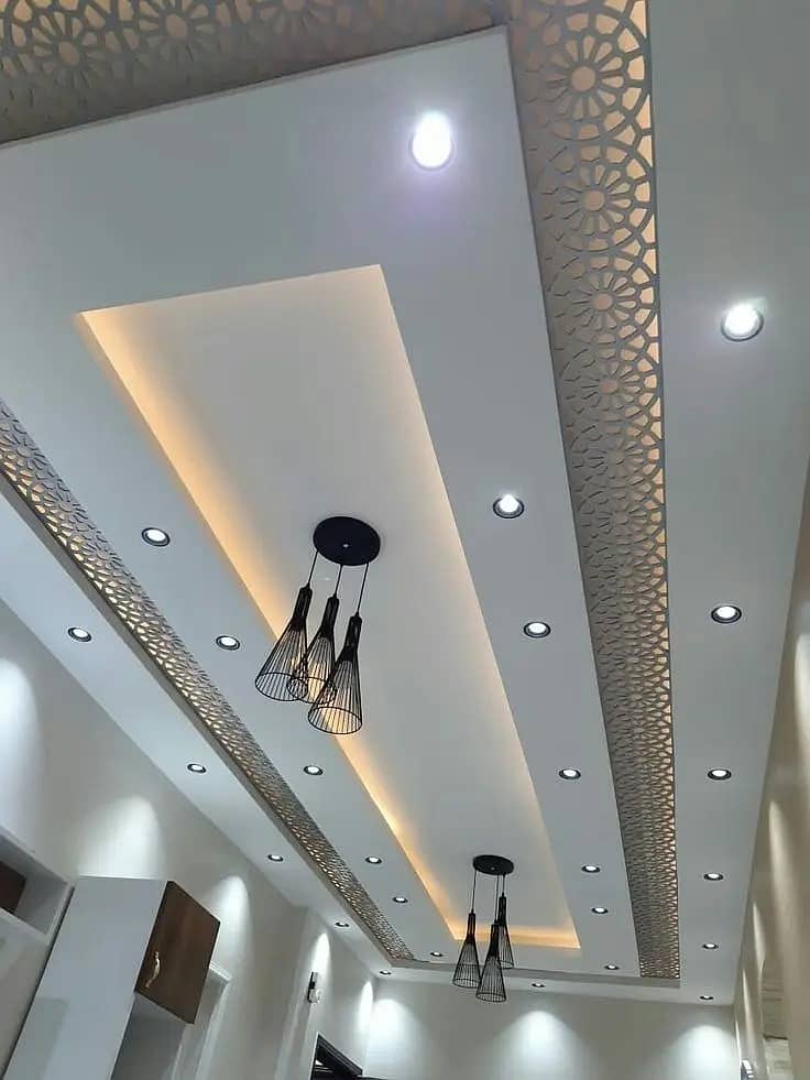 Plastic Paris Ceiling / False Ceiling / pop Ceiling / dumpa Ceiling 8