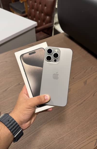 IPhone 15 Pro Max 256GB 95% BH WATERPACK PTA APPROVED