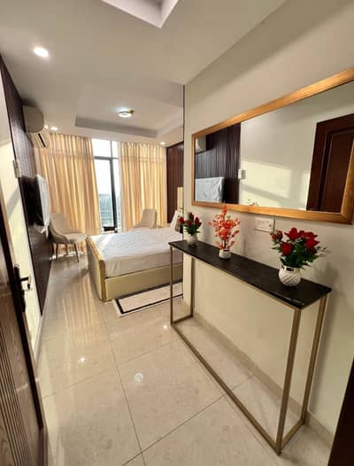 1-Bedroom Fully Furnished Apartment Is Available For Rent In A Prime And Elite Living Area