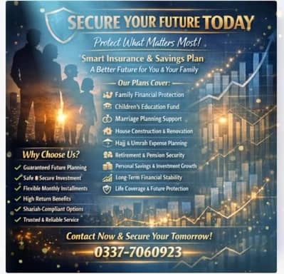 Secure your Future today: Smart insurance and savings plan's