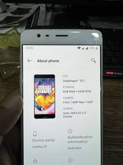 One plus 3t pta approved