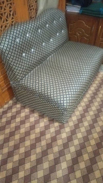 sofa L shap new cousion installed just like new