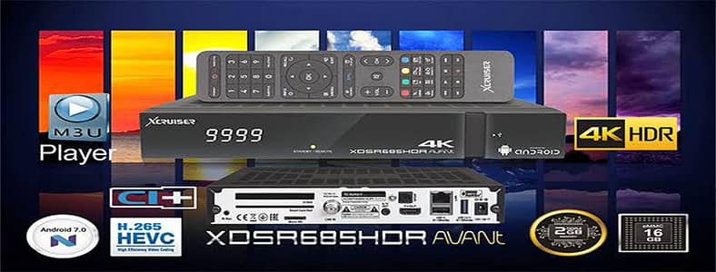 xcruiser 4k 685 satellite receiver