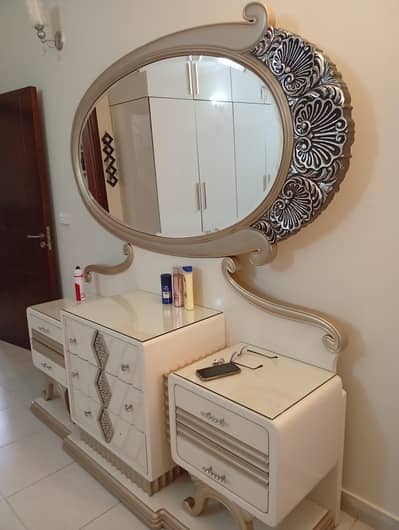 King Size bed set by Perceptions without mattress