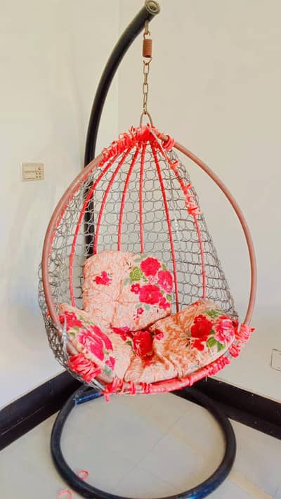 Jhola (Swing) With Stand and Cushion