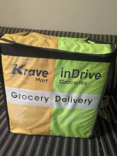 crave mart and foodpanda new bag and Tshirt