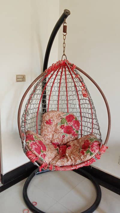 Jhoola with stand and Cushions