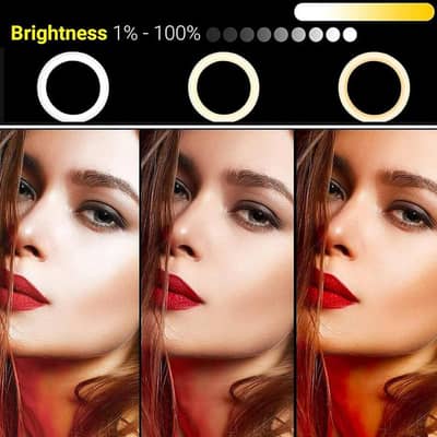 8  feet stand with 36 mm Large size ring light RGB vailableO32I4495I44