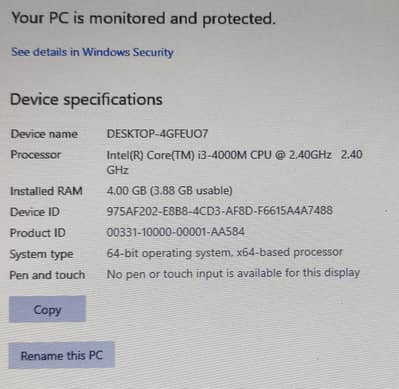 HP ProBook 440 G1 i3 4th generation