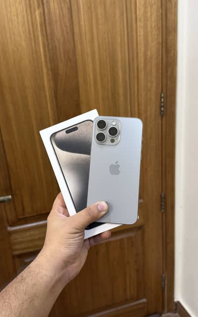 IPhone 15 Pro Max 256GB 100% BH WATERPACK PTA APPROVED