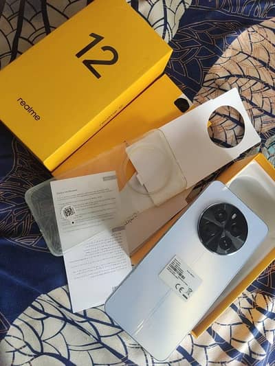Realme 12 with box & original charger