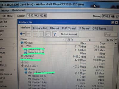 mikrotik router board ccr 1016-12g,used, excellent Condition