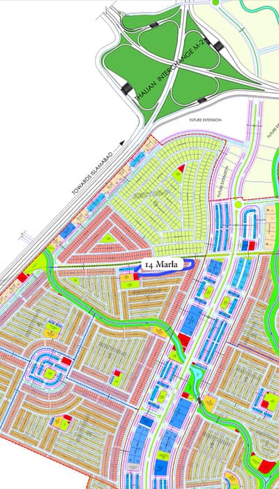 14 Marla Balloted Plot | Sector P Top Location | Touch to Airport Interchange | Faisal Town Phase 2 | Only Rs. 69.40 Lakh