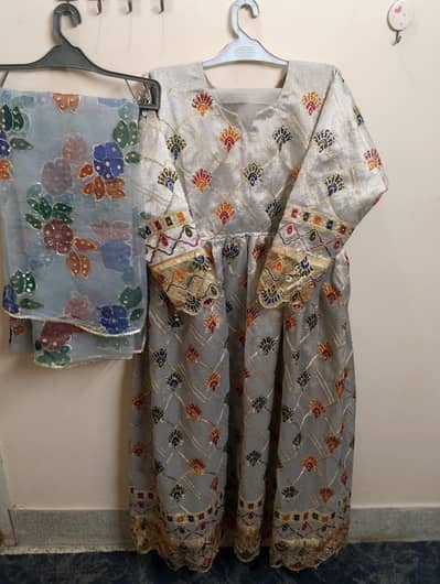 3 piece stitched maxi