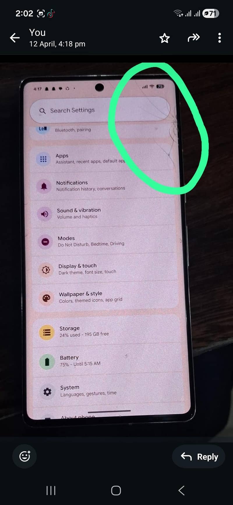 Google pixel 7 pro 0