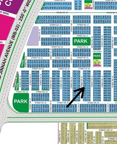 10Marla 250feet Road Near Plot For Sale