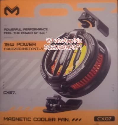 CX07 MAGNETIC COOLING FAN  FoR GAMING