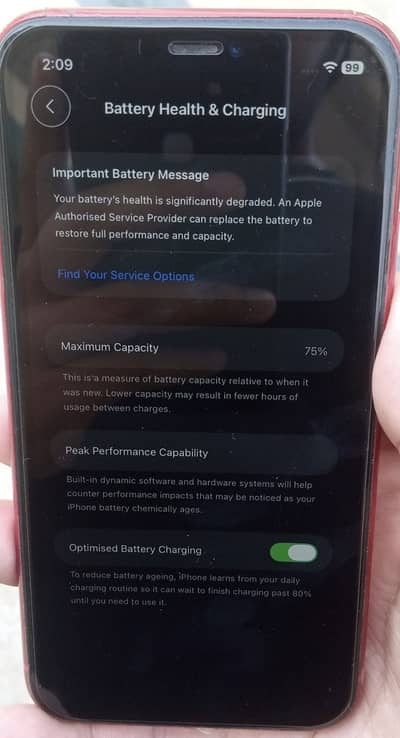 Iphone 11 by pass (64) gb ios 26