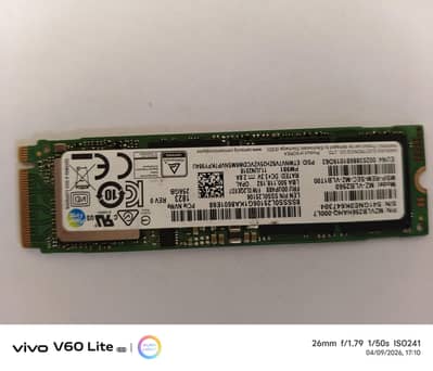 New Samsung NVME M2 256GB