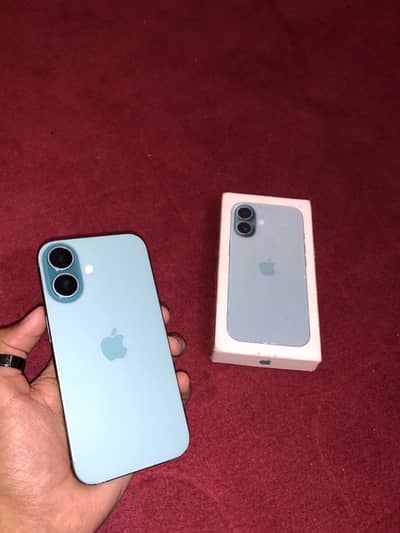 iPhone 16 jv 128 gb (with box) (water pack)