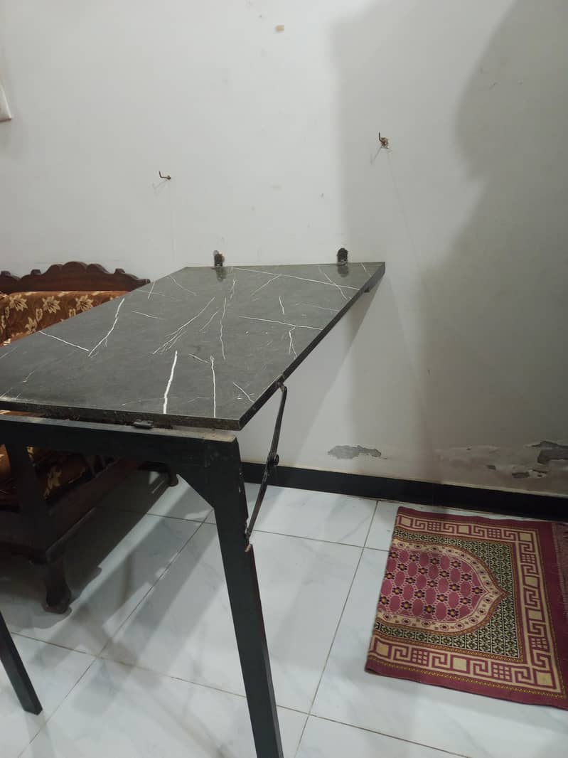 Wall mounted folding table 6