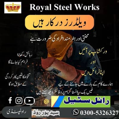 Welder and helpers Required