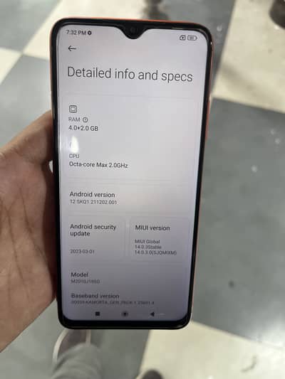 redmi 9t 4+2 128 gb pta approved 10 by 10