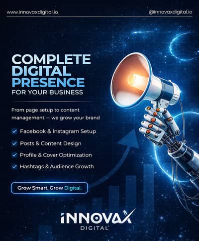 Facebook & Instagram Page Setup | Complete Digital Presence Service