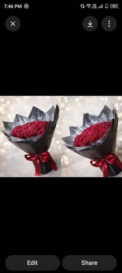 customized  handmade ribbon  flowers