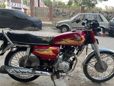 Honda CG 125 (karachi number) 2020 model/2021 patta