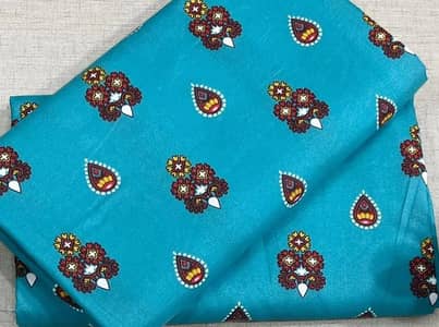 2 Pcs Women's Unstiched Printed Suit [free delivery]