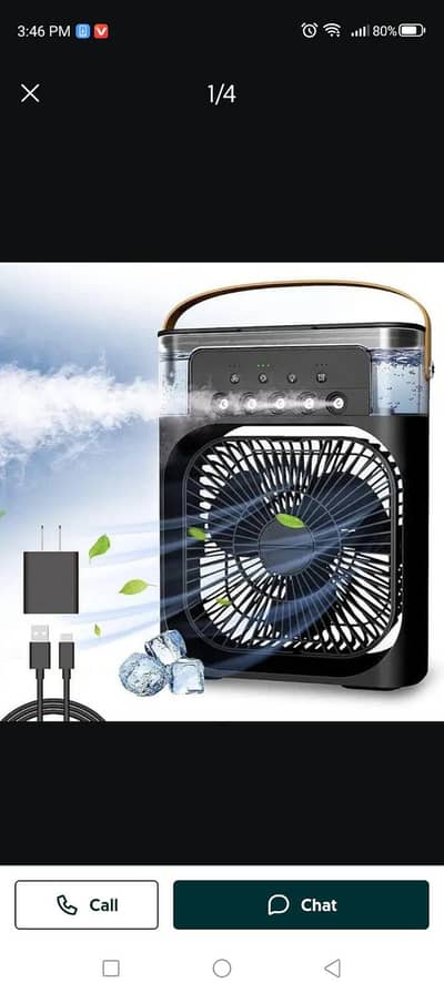 4 in 1 mini Air cooler & USB disk fan