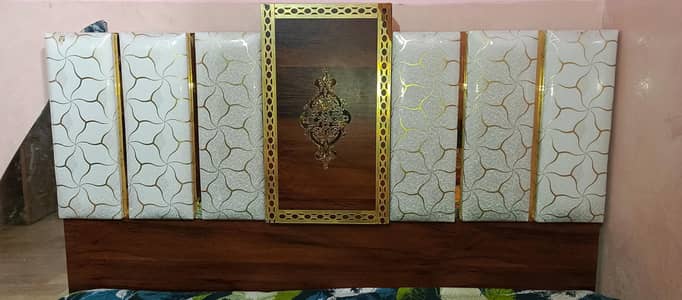 | NEW WOODEN BED | PREMIUM BROWN WOOD COLOR | SIZE 5/6 |