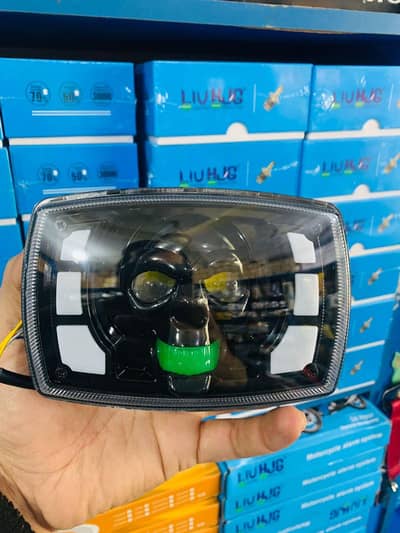 Universal Skull LED And Projected LED  Headlight