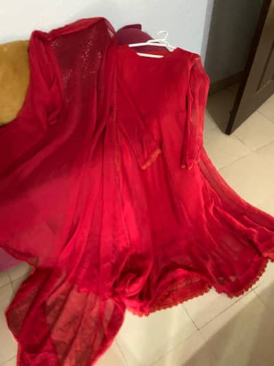Red maxi for sale(one time used)