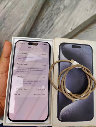 15 pro max FU 100HEALTH 256gb Box cable 11 12 13 14 16 17 pro max