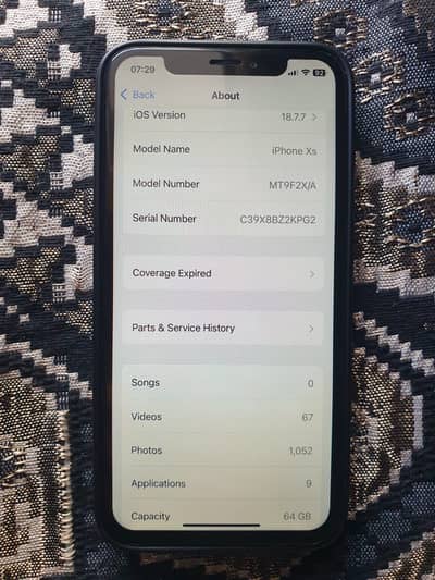 iPhone XS 64GB PTA APPROVED