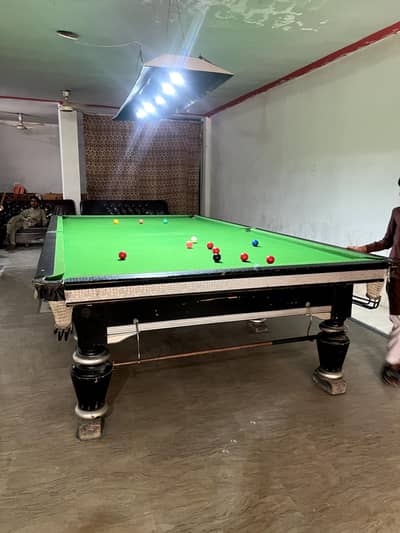 Snooker table 6*12  wood cution