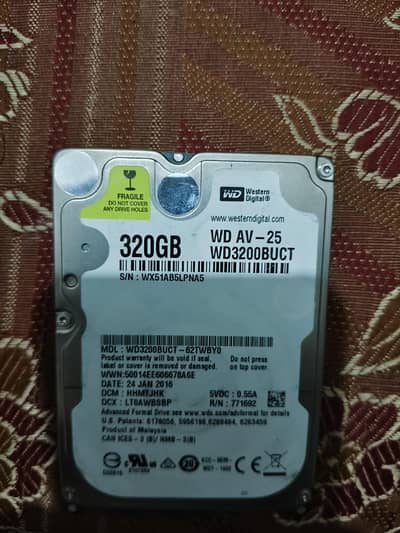 Laptop Hard disk Ram and case