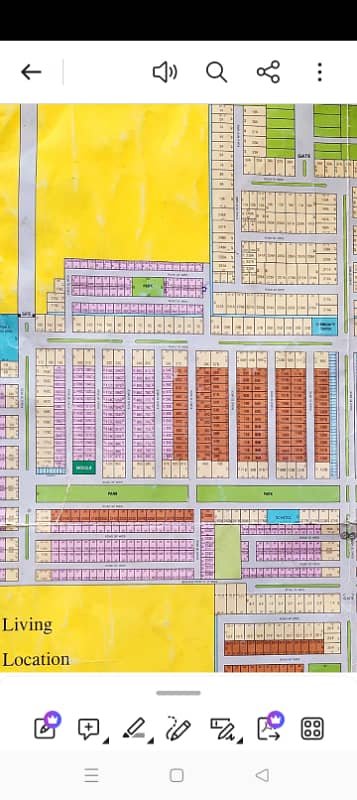 10 marla plot in new green town canal road Faisalabad