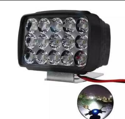 15 LED motorcycle Spot Light with mirror