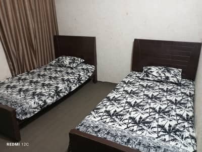 Fully independent and semi furnished single room Flat with TVL in Model Town Lahore for Rent 27000